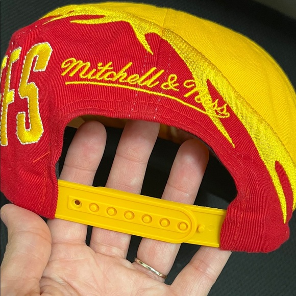 NWT Mitchell & Ness Yellow and Red Chiefs Cap - Picture 11 of 12